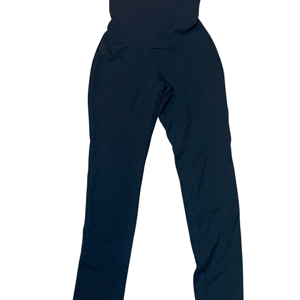Motherhood Black Straight Leg Pants with Pockets, Tailored Fit, Size XSmall